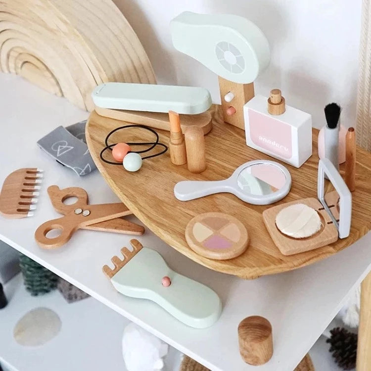 Wooden Makeup Set