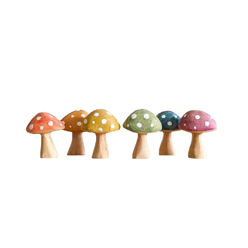 Wooden Mushrooms