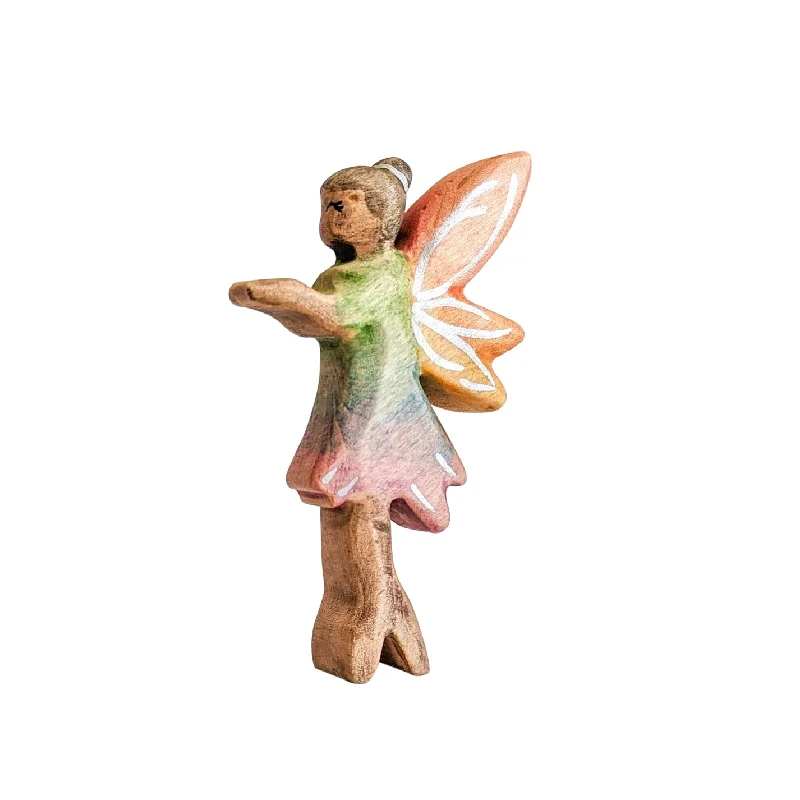 Wooden Standing Fairy - Dark