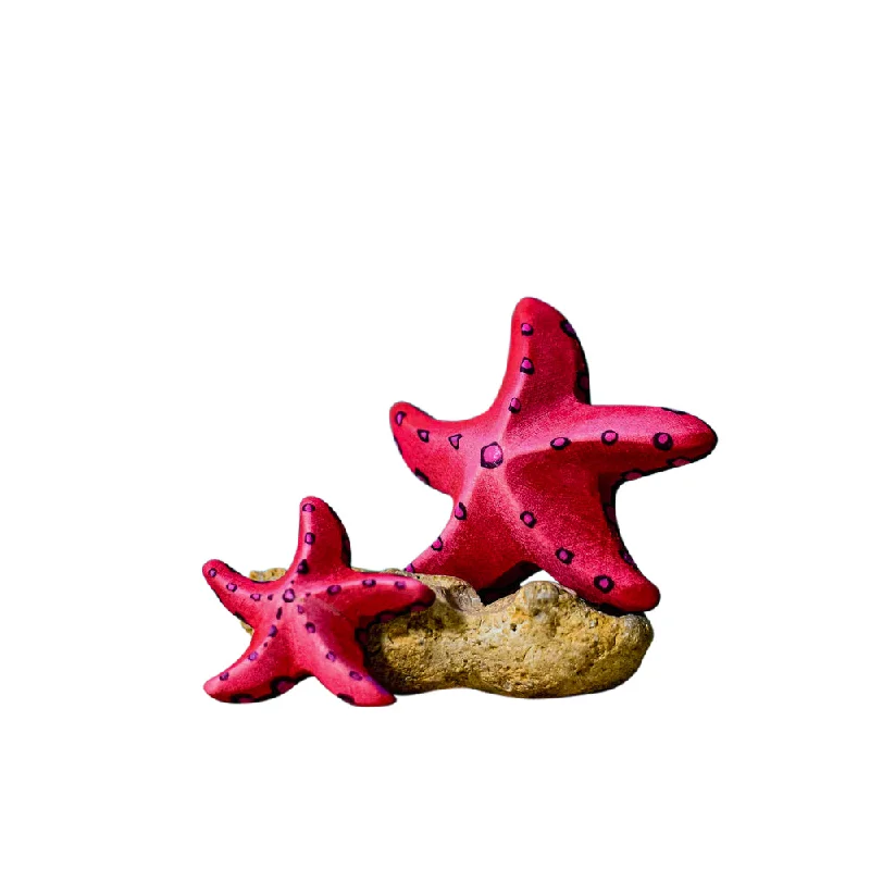 Wooden Starfish Set - Red