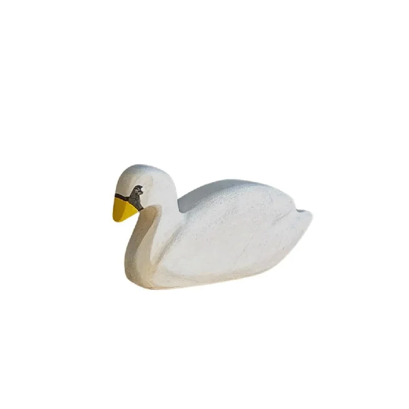 Wooden Swan - White