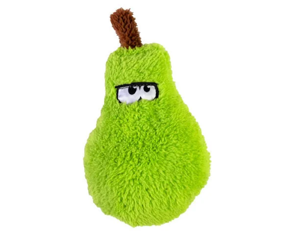 Cycle Dog USA Duraplush Pear Plush Dog Toy, Green