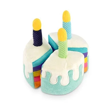 Party Time Birthday Cake Squeaky Plush Toy