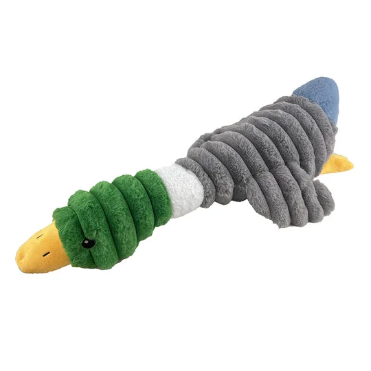 Petlou Farm Friends Mallard Plush Dog Toy, 26"