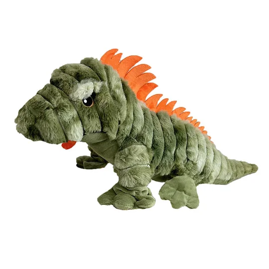 Petlou Zoo Friends Iguana Plush Dog Toy, 26"