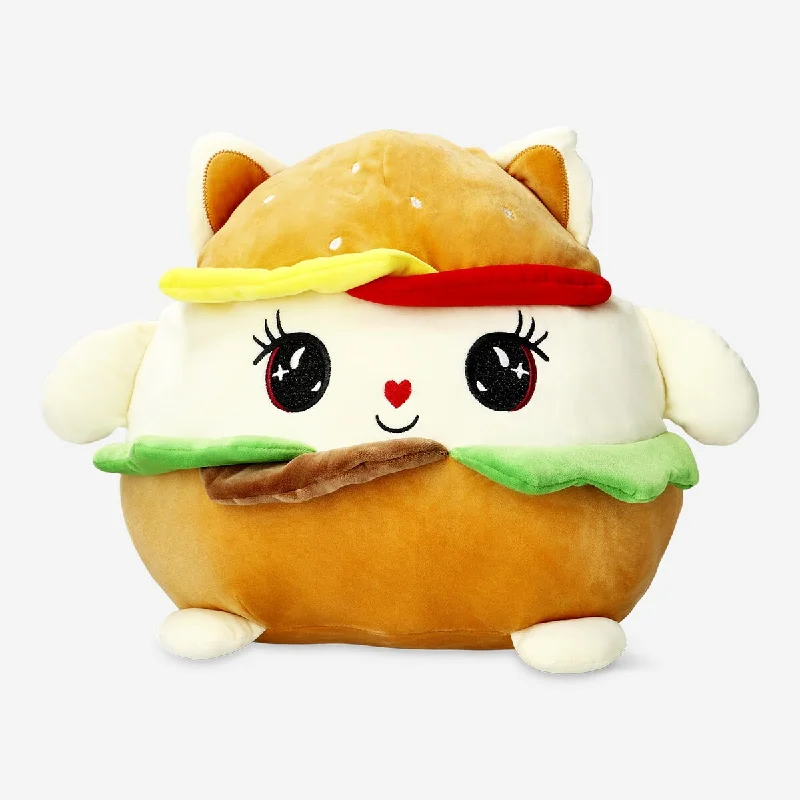 Plush burger toy