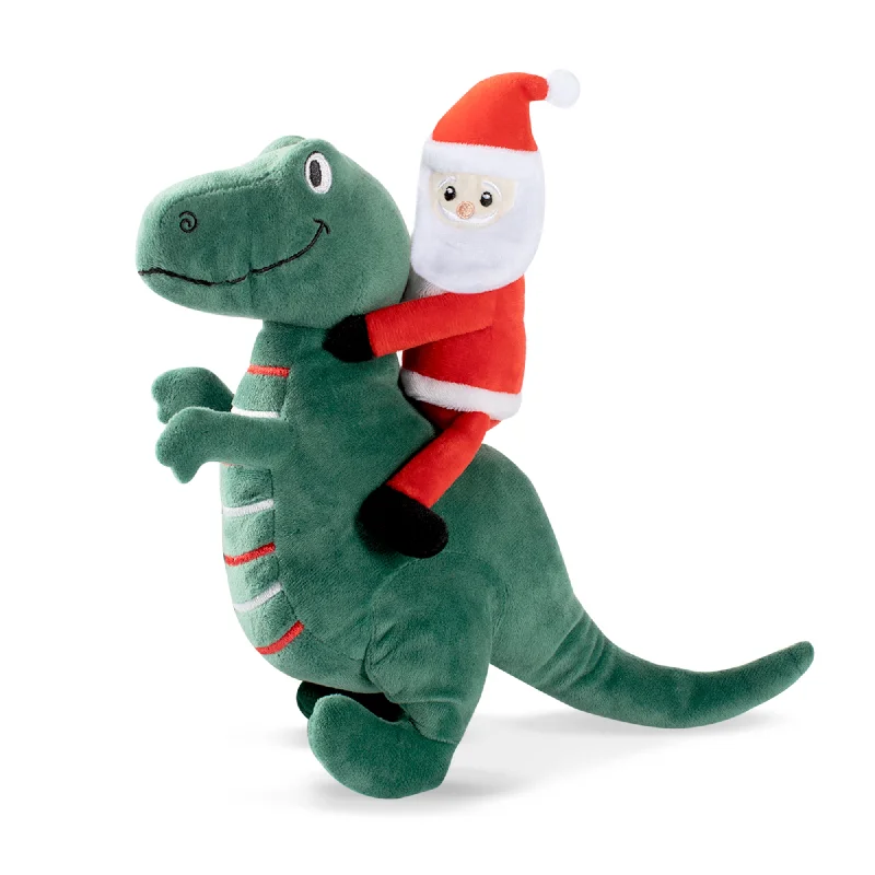 Santa Saurus Rex, Dog Squeaky Plush toy