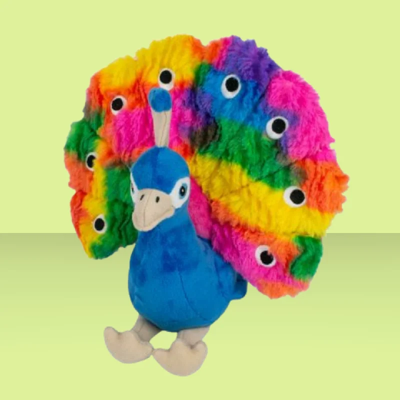 Tall Tails Plush Rope Peacock 9"