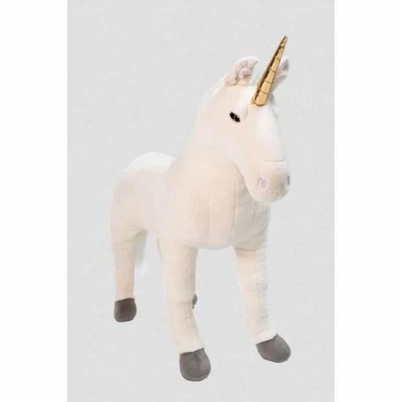 Wild & Soft Plush Standing White Unicorn 100x34x87 cm