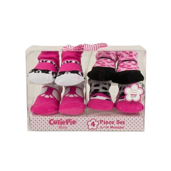 Baby Sock Pack (4pk) - Pink