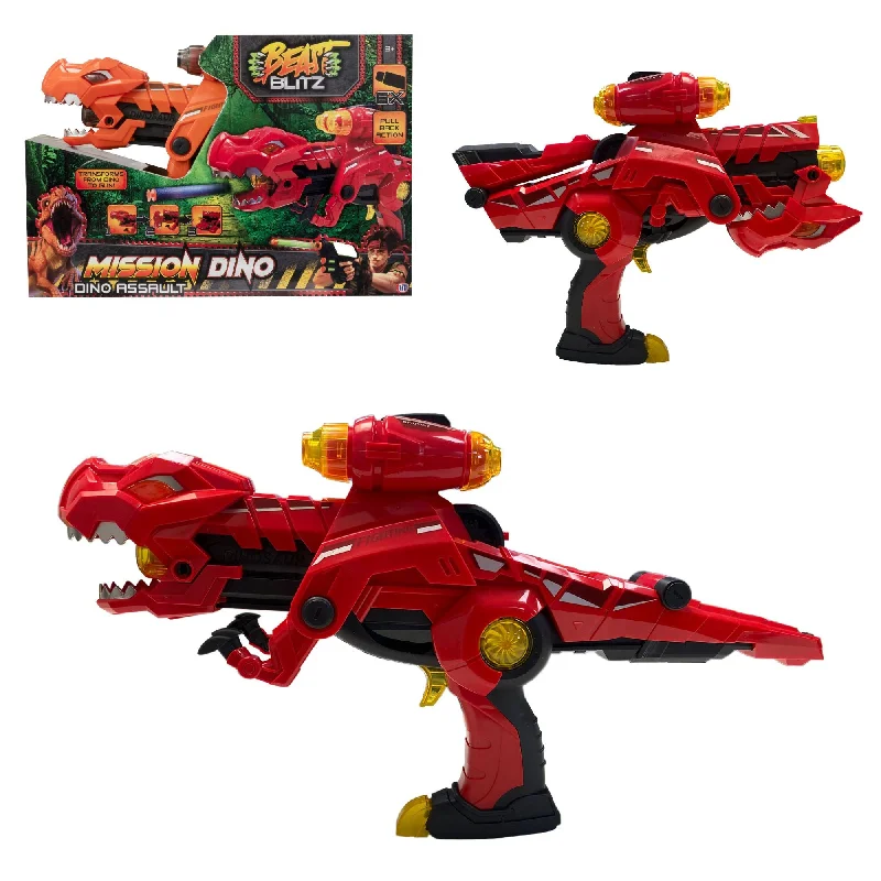 Beast Blitz Dino Assault 2-IN-1 Dart Gun