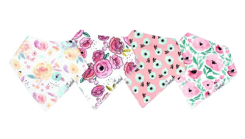 Bloom Baby Bandana Bib Set | Copper Pearl