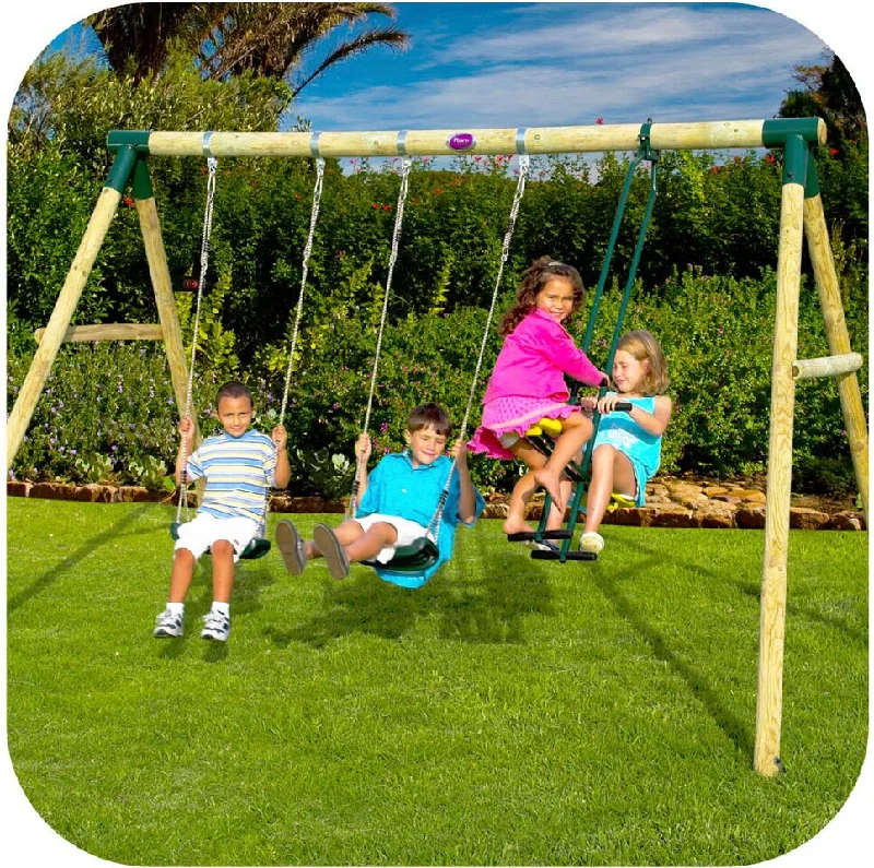 Colobus Wooden Swing Set