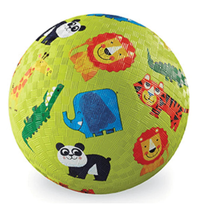 Crocodile Creek Playground Ball Jungle 7"