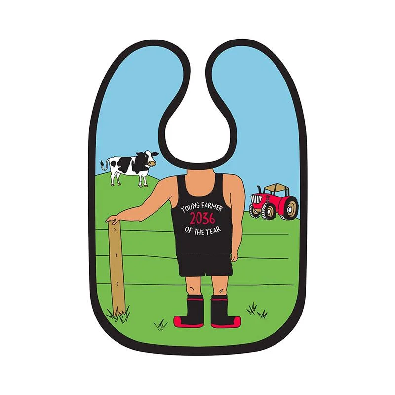 Farmer Baby Bib