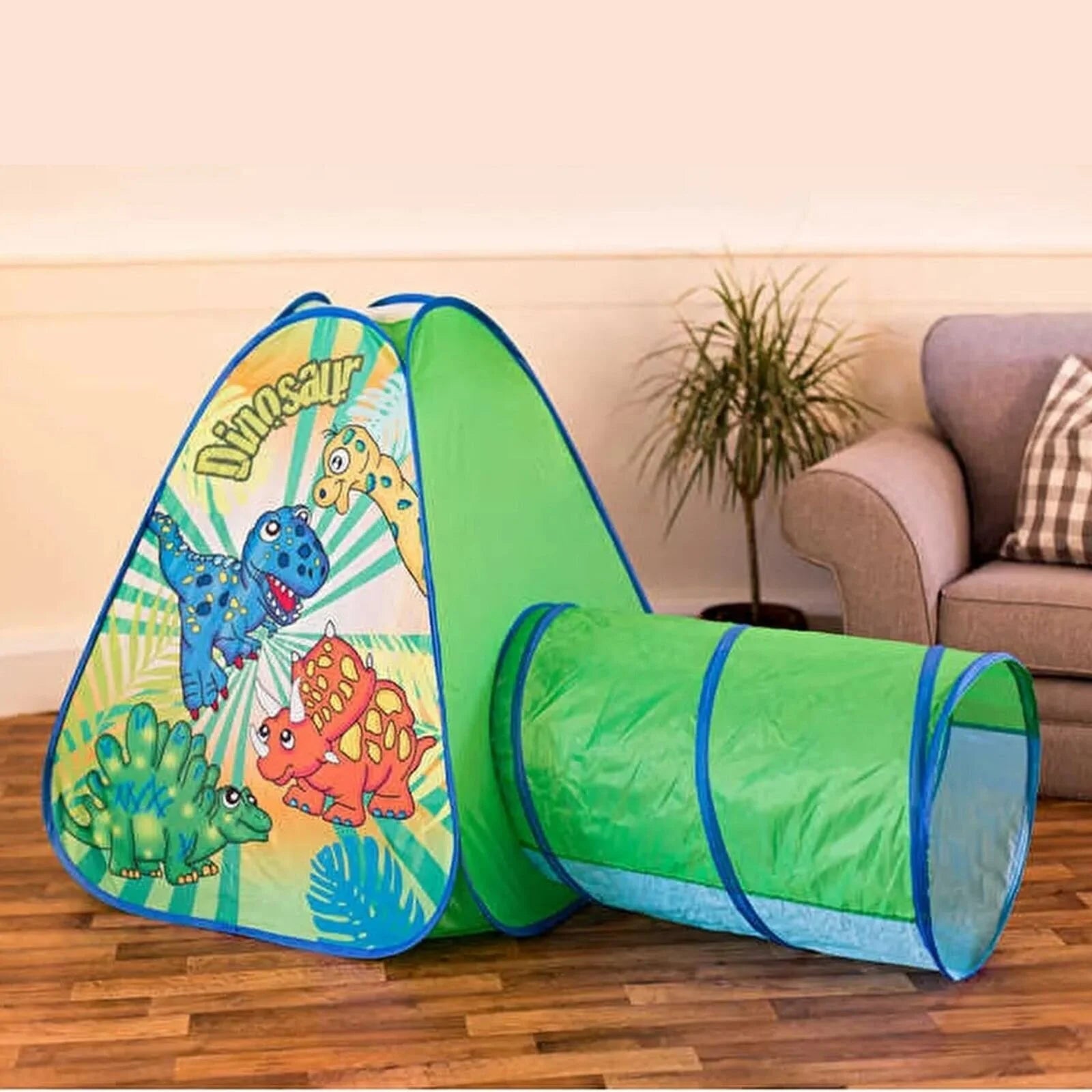 H Grossman Dino Play Tent and Tunnel