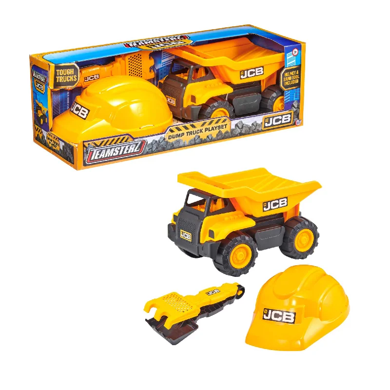 JCB 10" Chunky Wheel Dump Truck Playset