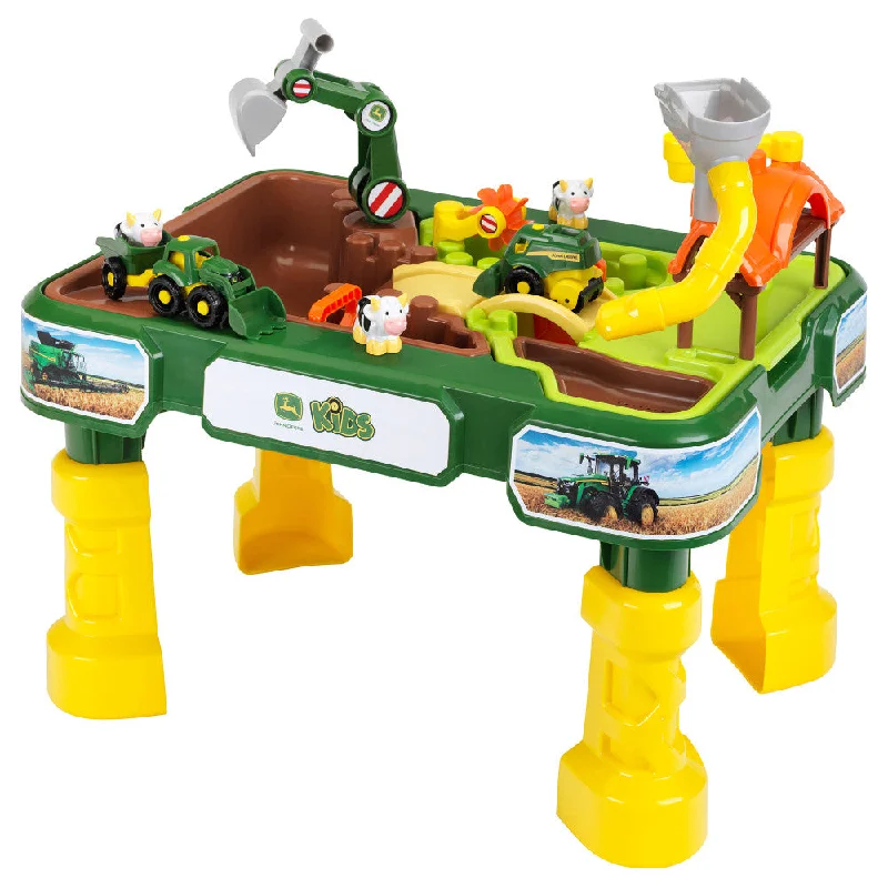 John Deere Farm and Water Table with Tractor and Harvesting Toys