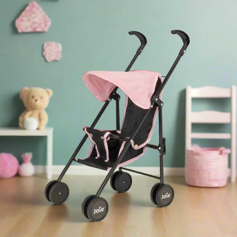 Joie Single Mini Pushchair - Black & Pink