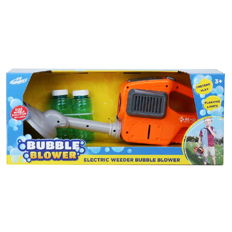 Kid Galaxy Bubble Blower Electric Weeder - Outdoor Play Toy for Kids, Ages 3+