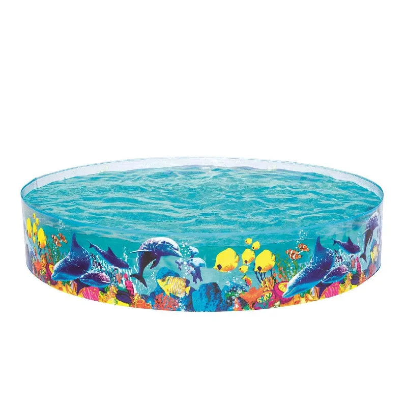 Kids Above Ground Pool Ocean Life Design 1612 Litre