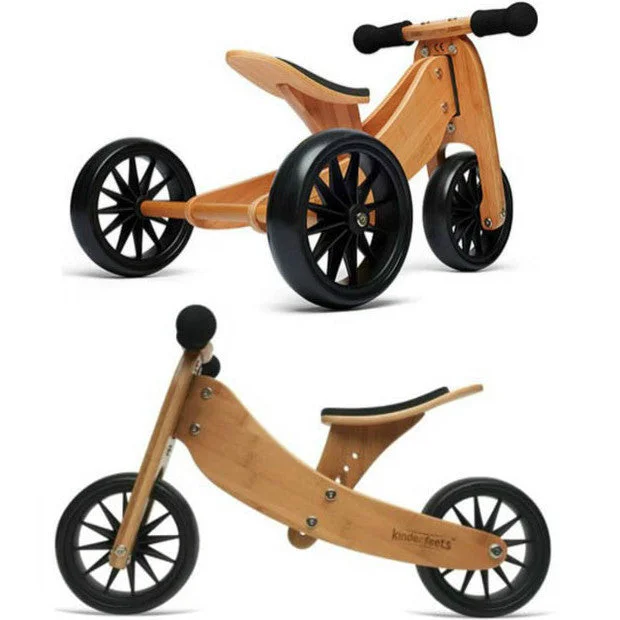 Kinderfeets Tiny Tot 2 in 1 Plus Trike Bamboo