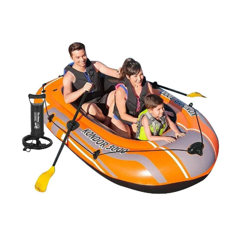 Kondor 3000 Inflatable Boat UV Resistant Leak Proof Beach Pool Fun