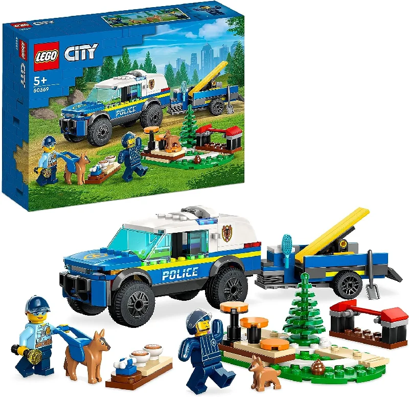 LEGO City Mobile Police Dog Training Set with Toy Car 60369