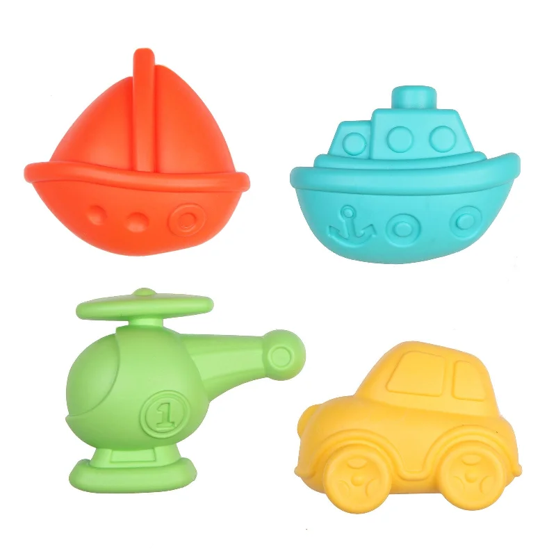 Let's Be Child Sand Mold - Vehicles 4 pcs Assorted