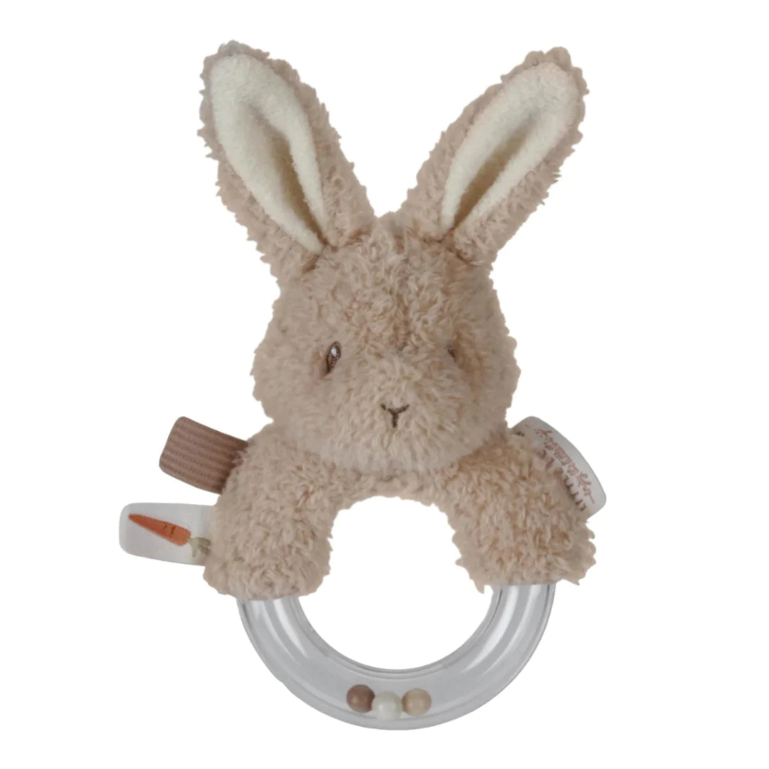 Little Dutch Ring Rattle - Baby Bunny