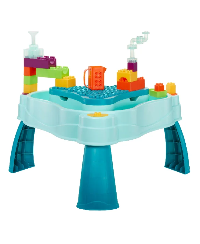 Little Tikes Build and Splash Water Table with 25+ Accessories for Indoor and Outdoor Play