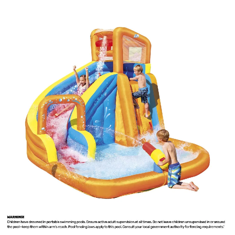 Inflatable Mega Water Park Pool Slide with Electric Blower