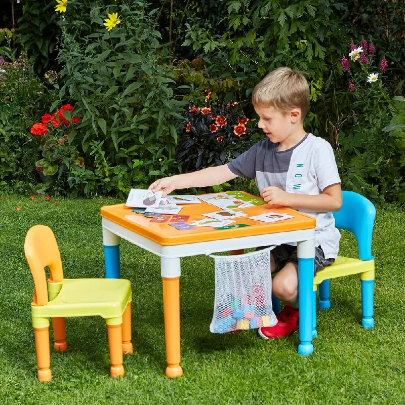 Multipurpose 3-in-1 Activity Table and Chairs Set