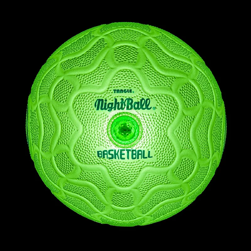 Nightball Glow in the Dark Light Up Basketball Green