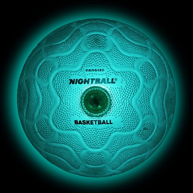 Nightball Glow in the Dark Light Up Basketball Teal