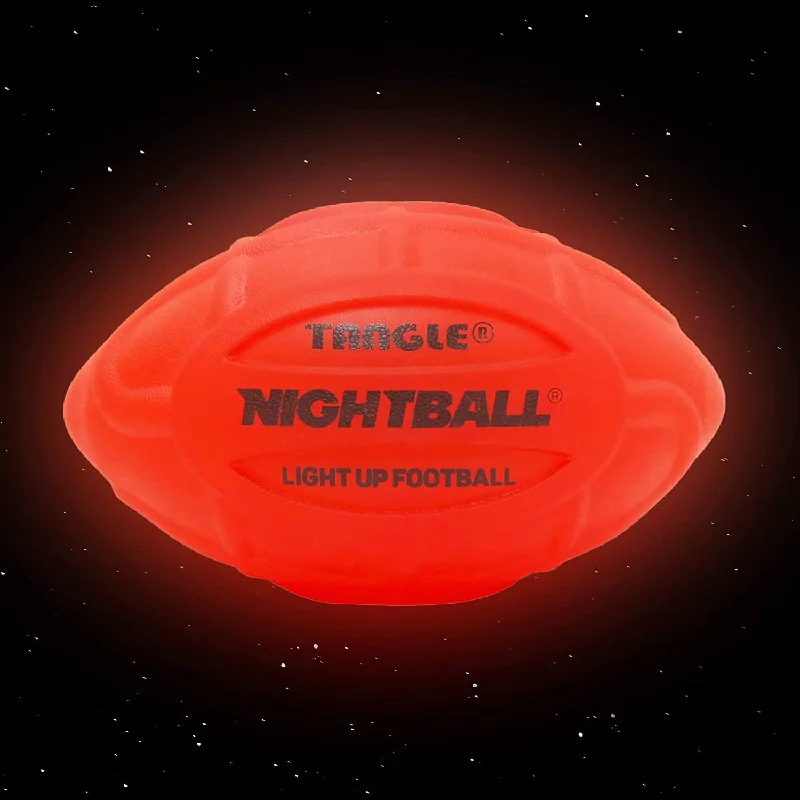 Nightball Glow in the Dark Light Up Football Red