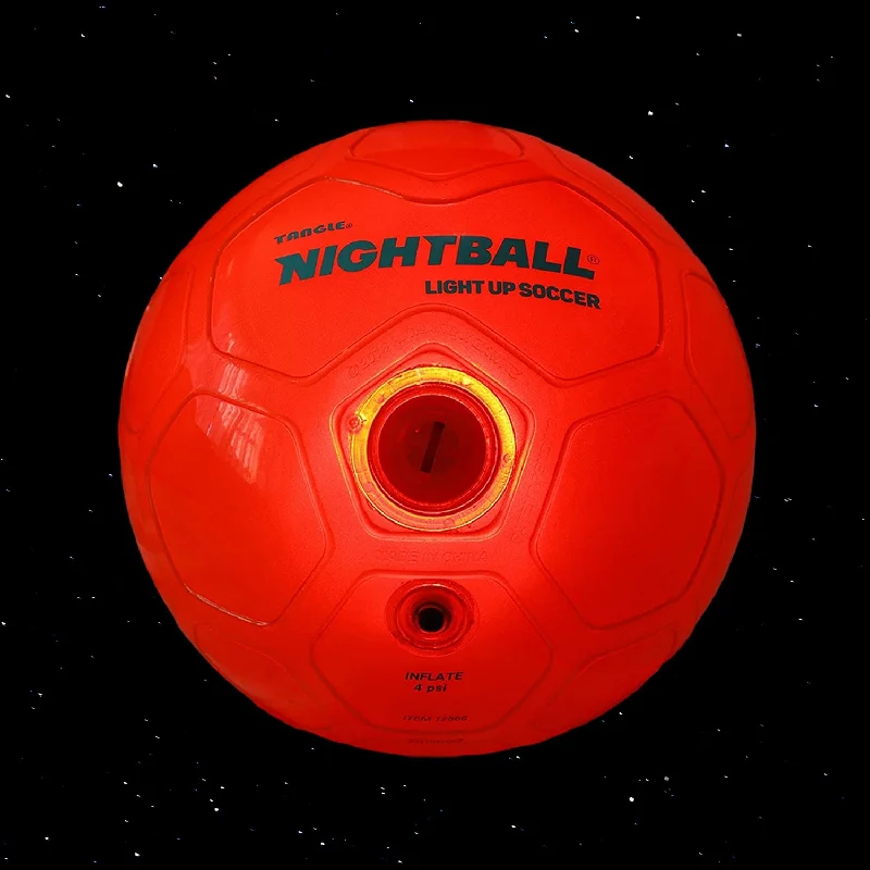 Nightball Glow in the Dark Light Up Soccer Ball Orange