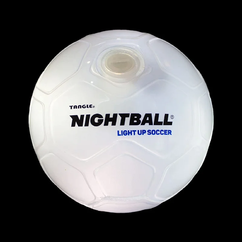 Nightball Glow in the Dark Light Up Soccer Ball White