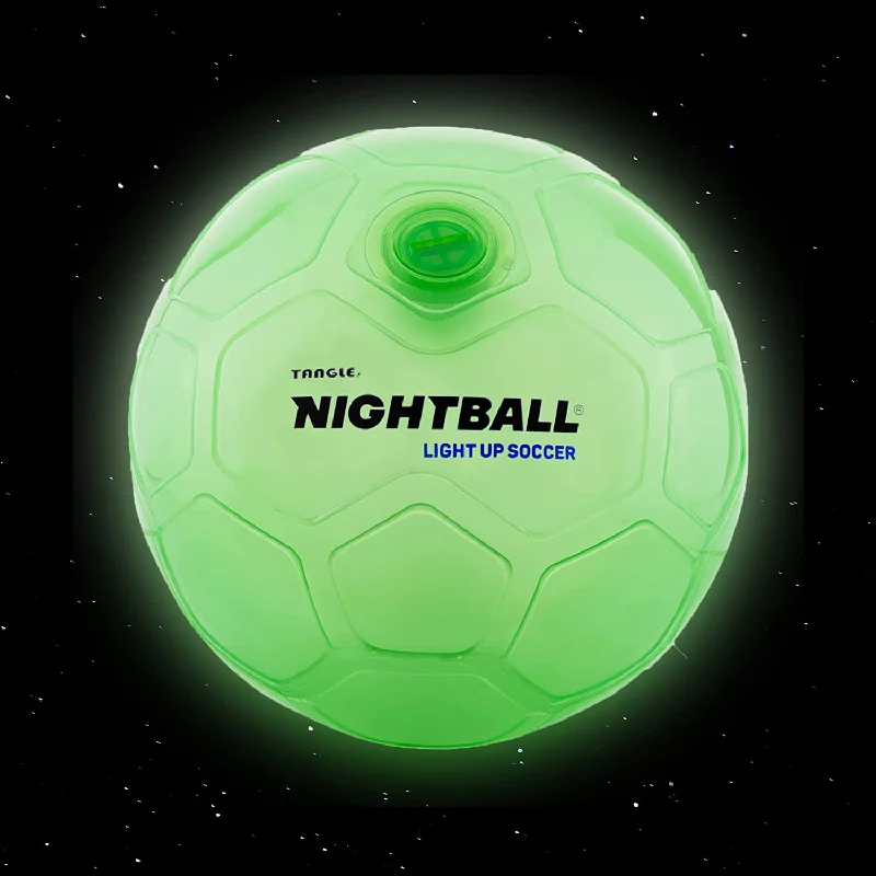 Nightball Glow in the Dark Light Up Soccer Ball Green