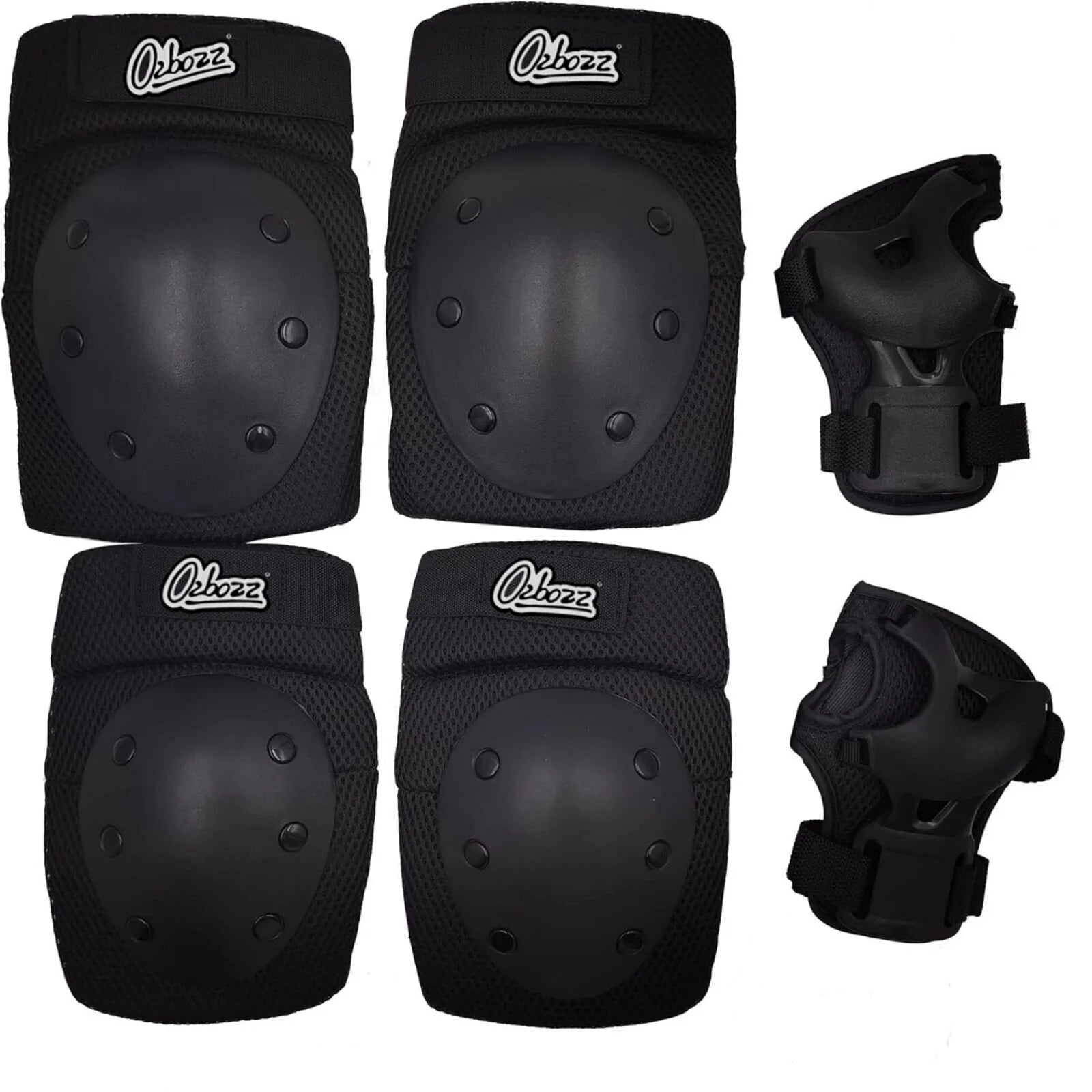 Ozbozz Protective Pad Sets Knee, Elbow, Wrist