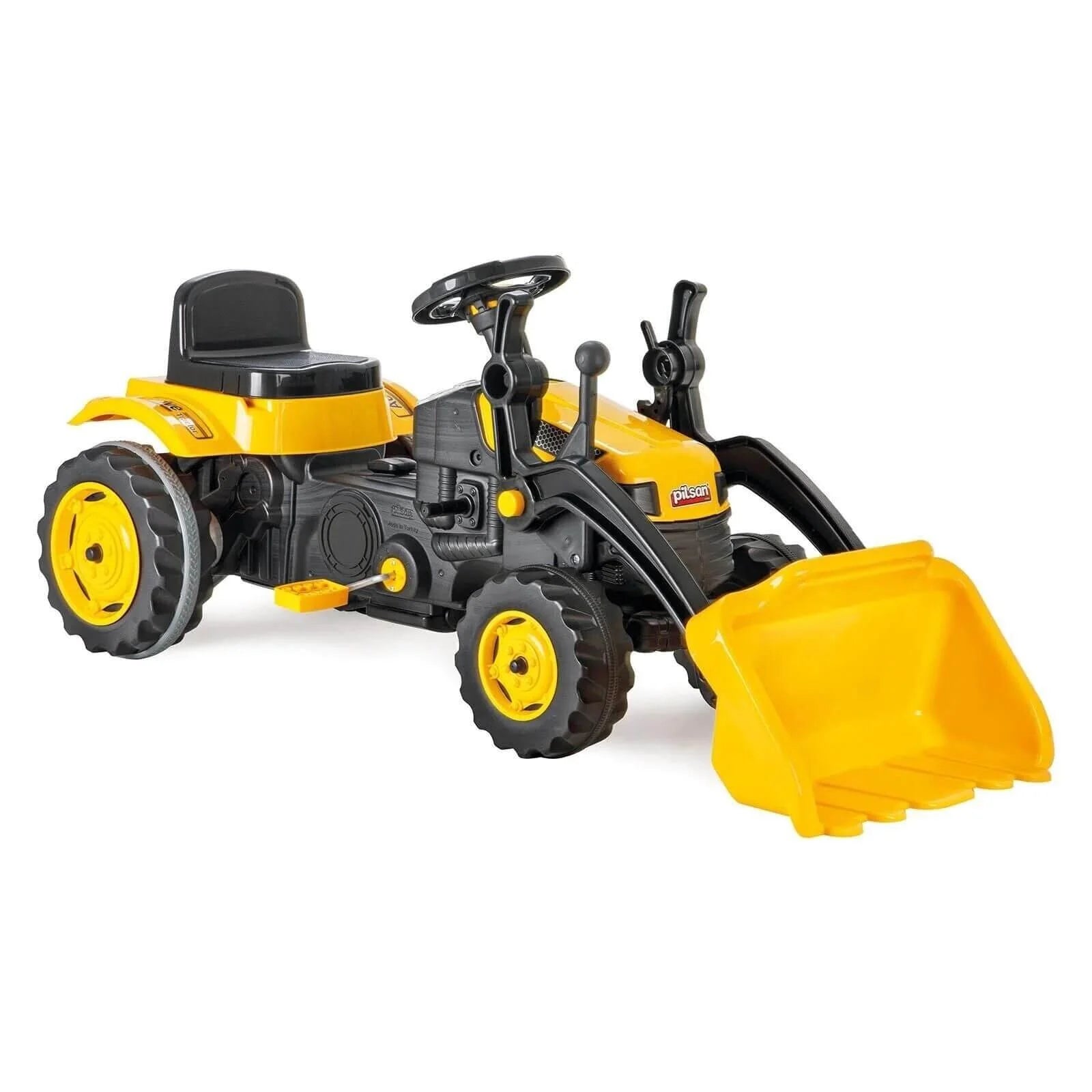 Pilsan Active Ride On Tractor with Pedal - Yellow