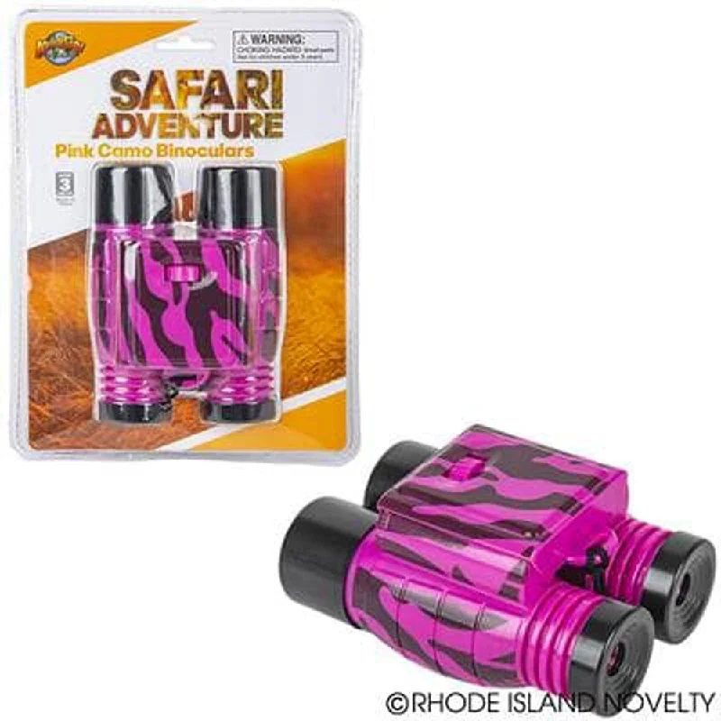 Pink Zebra Print Camouflage Binoculars