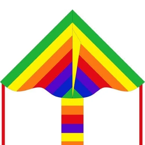 Simple Flyer Kite Rainbow 33"