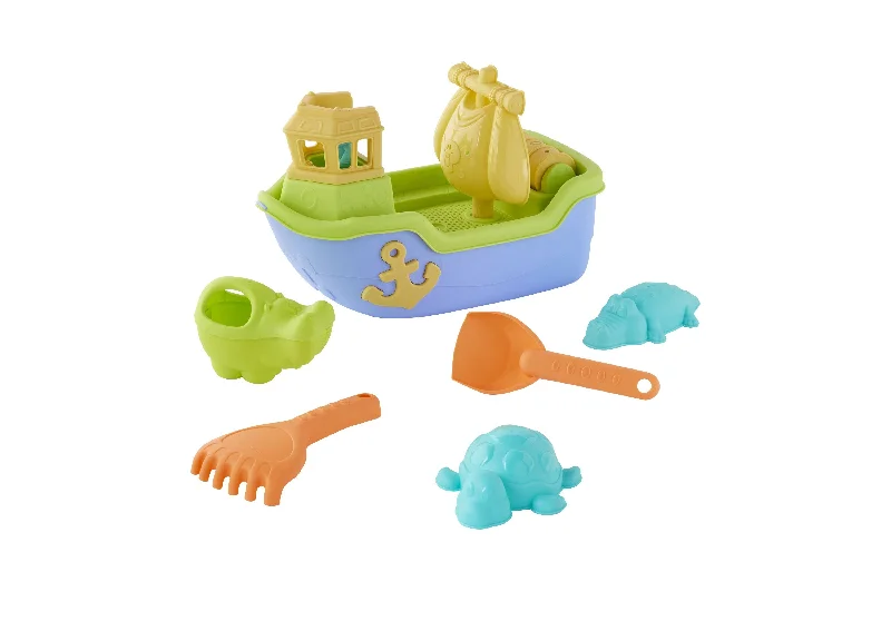 Toys R Us - Sizzlin Cool Boat Sand Toys Set - Beach Adventure Series