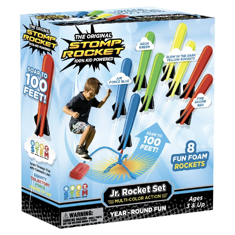 Stomp Rocket Junior - Rainbow 8 Rocket