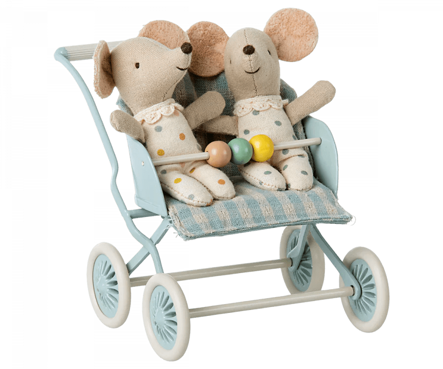 Stroller, Baby Mice by Maileg