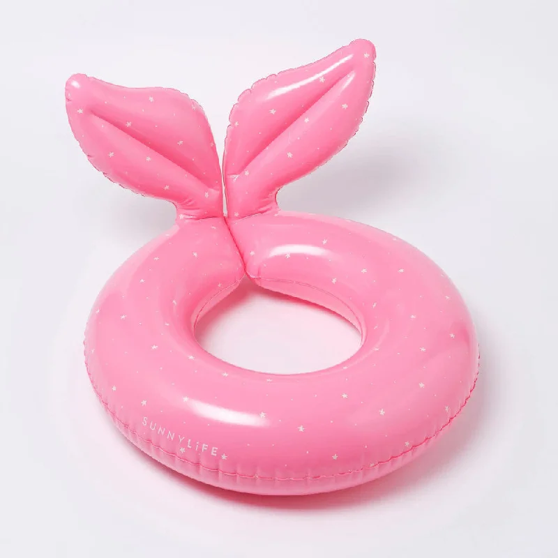 Sunnylife Kids' Ocean Treasure Inflatable Pool Ring - Pink & Stars