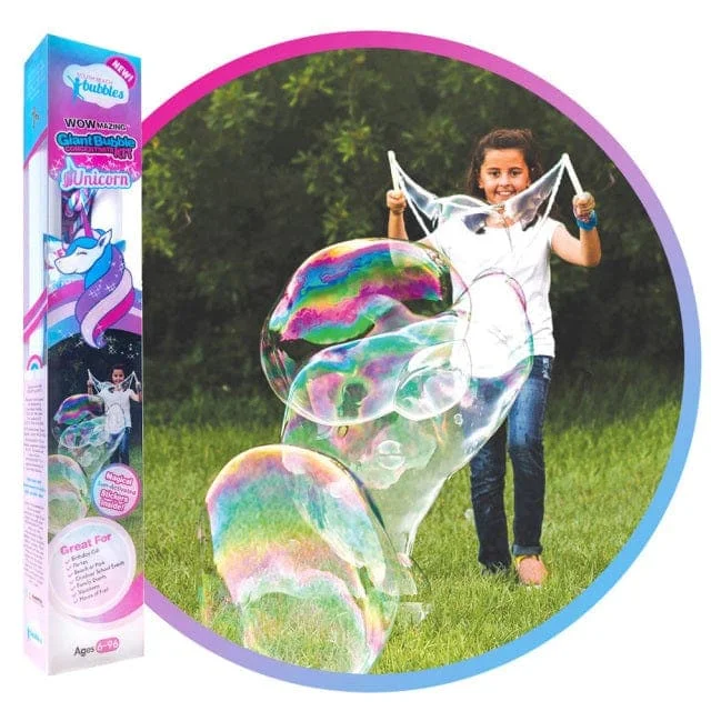 WOWmazing Giant Bubble Making Unicorn Kit