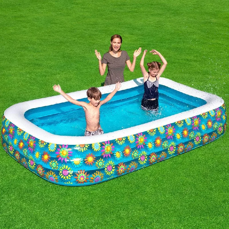 305X183X56Cm Inflatable Above Ground Swimming Pool