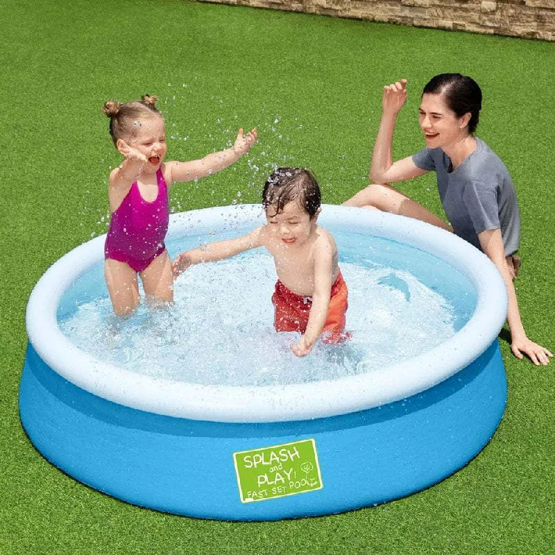 152X38Cm Round Inflatable Above Ground Swimming Pool 477L